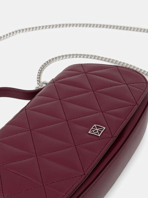 Calvin Klein torebka kolor bordowy LV04F3410G