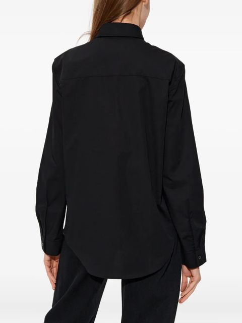 Diesel C-Ronor logo-embroidered shirt - Black