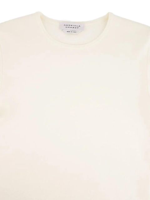 Gabriela Hearst Mason bell-sleeve top - Neutrals