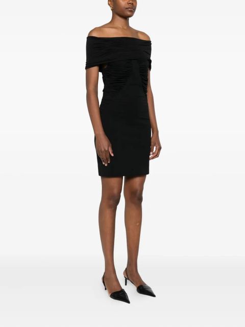 Max Mara off-shoulder mini dress - Black