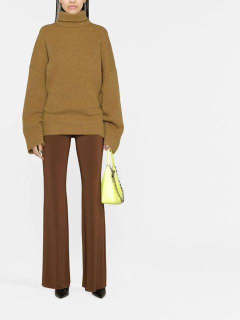 The Attico Grace high-neck jumper - Green - zdjęcie produktu nr 2