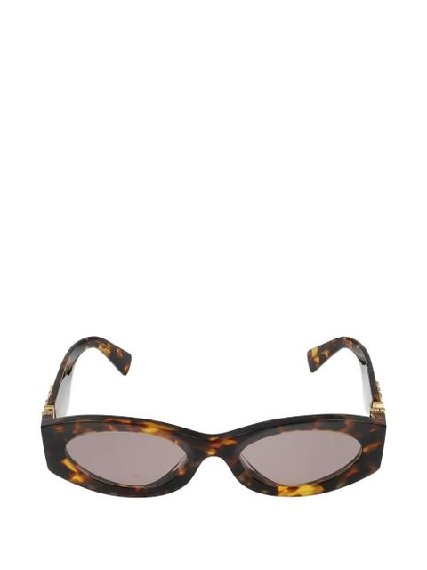 Miu Miu tortoiseshell-effect logo-plaque sunglasses - Brown - zdjęcie produktu nr 1