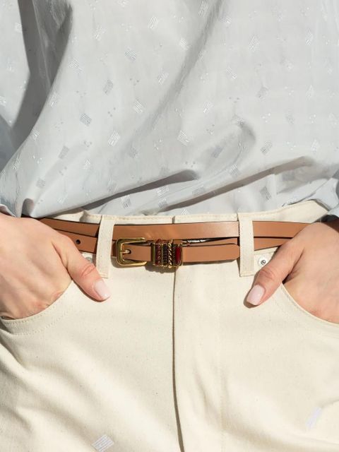 ETRO leather belt - Brown