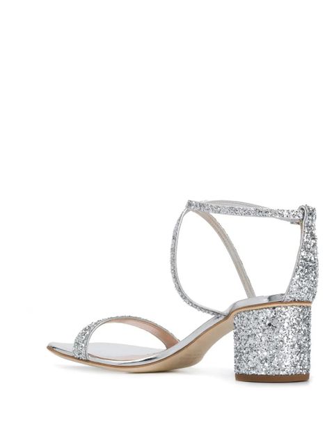 Giuseppe Zanotti Tara Glitter sandals - Silver