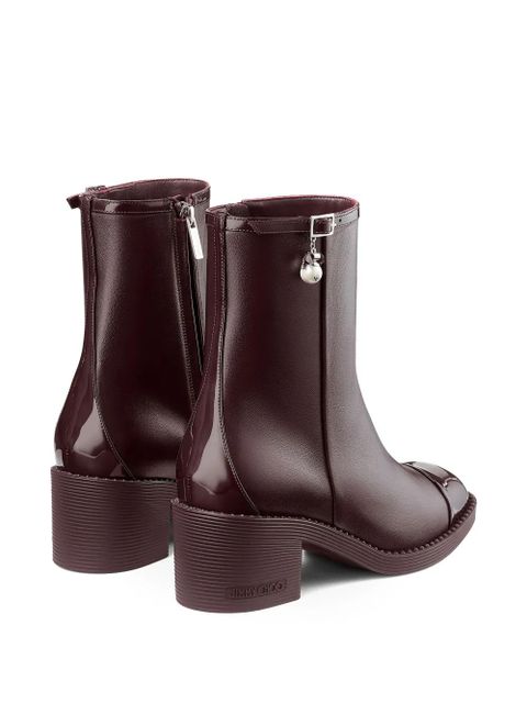 Jimmy Choo 60mm Adry leather ankle boots - Brown