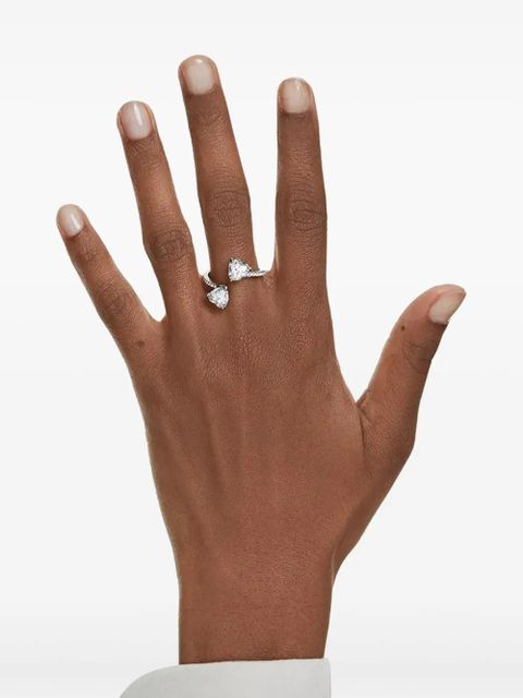 Swarovski crystal-embellished ring - Silver