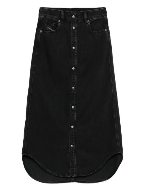 Diesel button-front denim skirt - Black - zdjęcie produktu nr 1