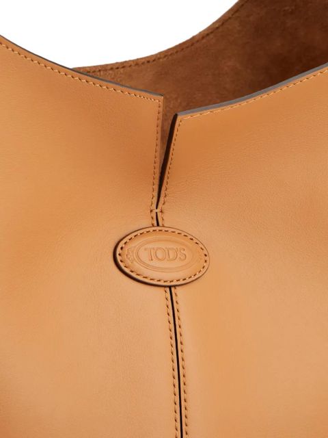 Tod's logo detail shoulder bag - Brown