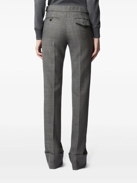 Tod's pressed-crease straight trousers - Grey