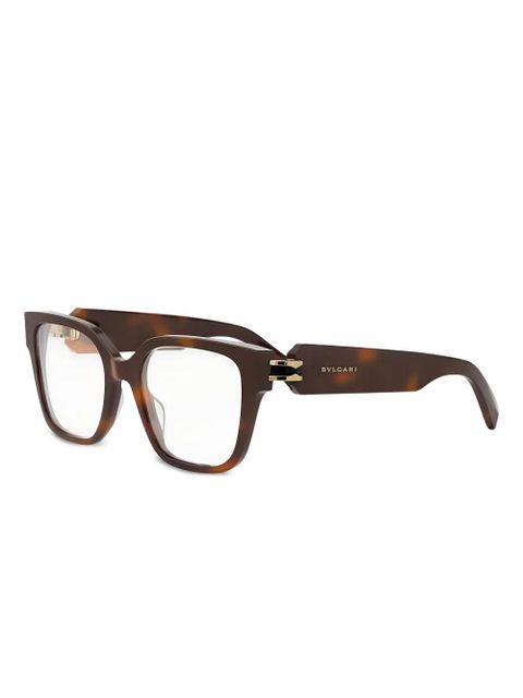 Bvlgari square-frame glasses - Brown - zdjęcie produktu nr 1