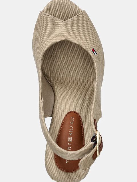 Tommy Hilfiger sandały FLAG HIGH WEDGE ESPAD SLINGBACK - zdjęcie produktu nr 2