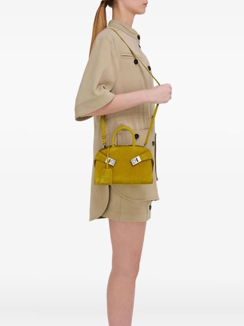 Ferragamo small Hug tote bag - Green