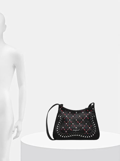 Desigual torebka YANKEE MANAOS BLACK kolor czarny 25WAXP38