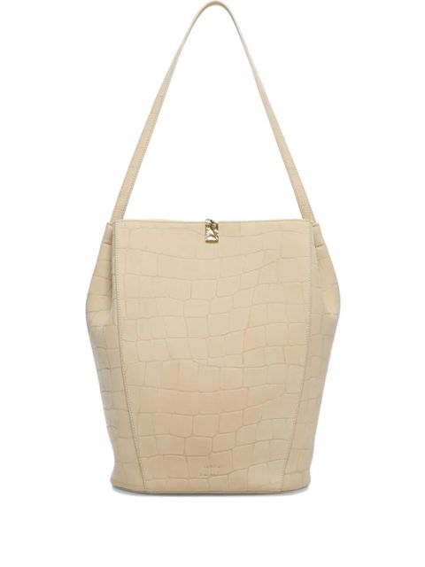 LouLou de Saison Audrey embossed shoulder bag - Neutrals - zdjęcie produktu nr 1