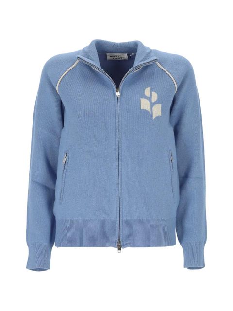 MARANT ÉTOILE Lanya zip-up cardigan - Blue - zdjęcie produktu nr 1