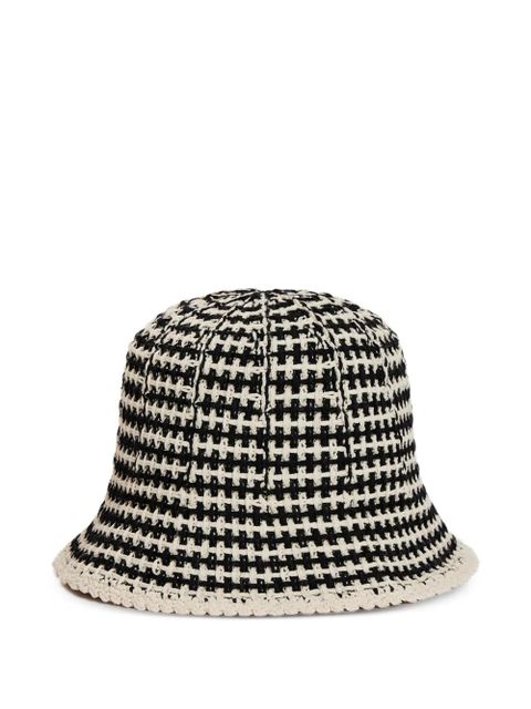 SANDRO crochet-knit bucket hat - Neutrals - zdjęcie produktu nr 2