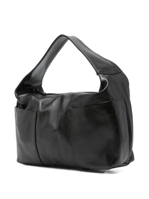 Gimaguas leather top-handle shoulder bag - Black