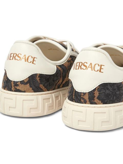 Versace Barocco Jacquard Greca sneakers - Brown