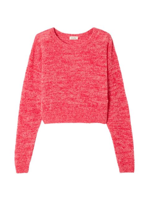American Vintage Nuggy round-neck wool jumper - Red - zdjęcie produktu nr 1