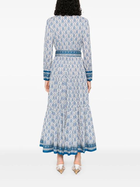 MC2 Saint Barth cotton maxi dress - Blue