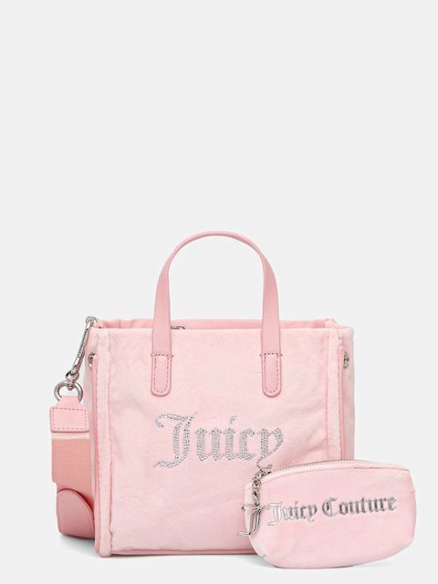 Juicy Couture torebka Iris Velvet kolor różowy BIJIR8945WZC - zdjęcie produktu nr 1