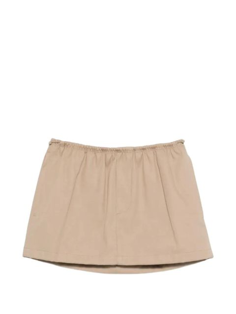 Alexander Wang elasticated-waistband mini skirt - Neutrals - zdjęcie produktu nr 1