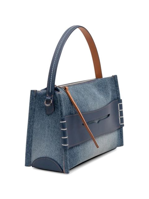 JW Anderson Loafer denim tote bag - Blue
