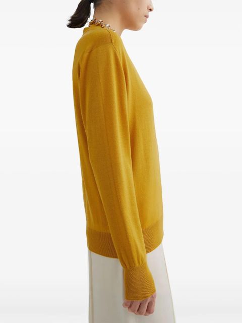 Jil Sander knitted cardigan - Yellow - zdjęcie produktu nr 2