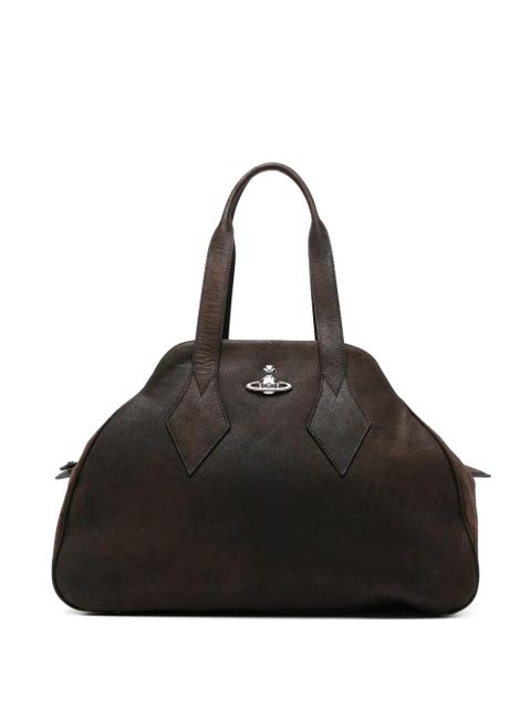 Vivienne Westwood Large Yasmine Orb-detail tote bag - Brown - zdjęcie produktu nr 1