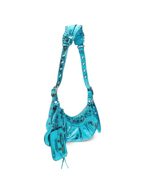 Balenciaga Le Cagole XS metallized shoulder bag - Silver