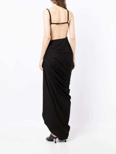 Jacquemus La Robe Saudade Longue dress - Black