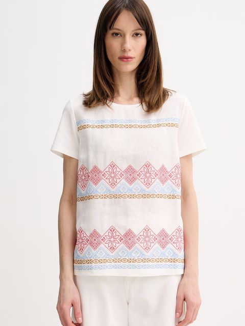 Weekend Max Mara t-shirt damski bawełniany GENIO - zdjęcie produktu nr 2