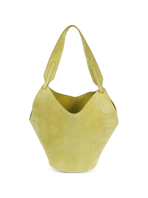 KHAITE Lotus leather tote bag - Yellow - zdjęcie produktu nr 2