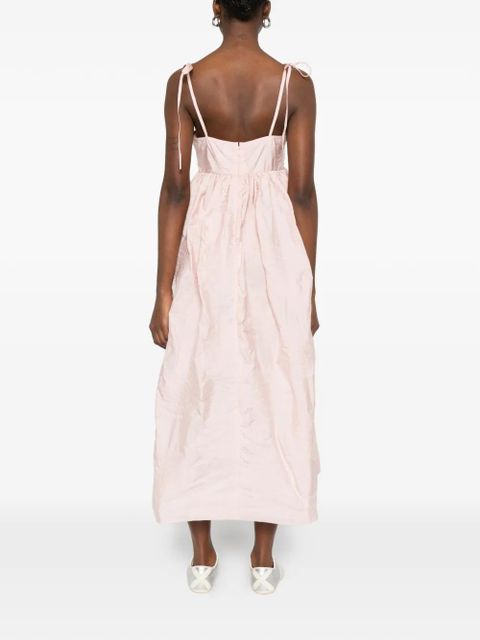 Cecilie Bahnsen Alena midi dress - Pink
