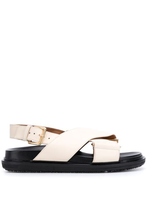 Marni Fussbet criss-cross sandals - Neutrals - zdjęcie produktu nr 1