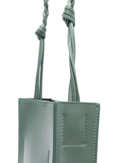 Jil Sander small Tangle leather cross body bag - Green