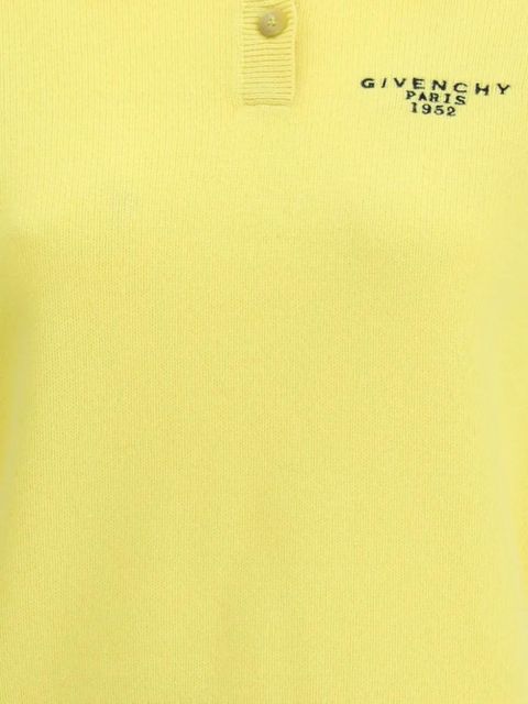 Givenchy short-sleeve logo polo top - Yellow