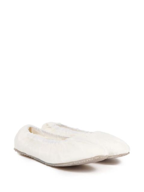 Maison Margiela gathered ballerina shoes - White - zdjęcie produktu nr 2
