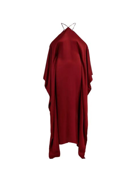 Essentiel Antwerp halterneck waterfall-side maxi dress - Red - zdjęcie produktu nr 1