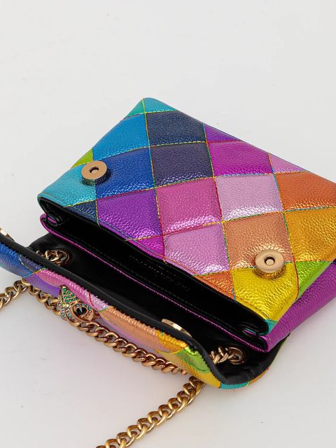 Kurt Geiger London torebka skórzana MINI KENSINGTON kolor multicolor 5017769109