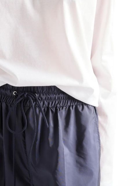 Prada long-sleeved jersey T-shirt - White