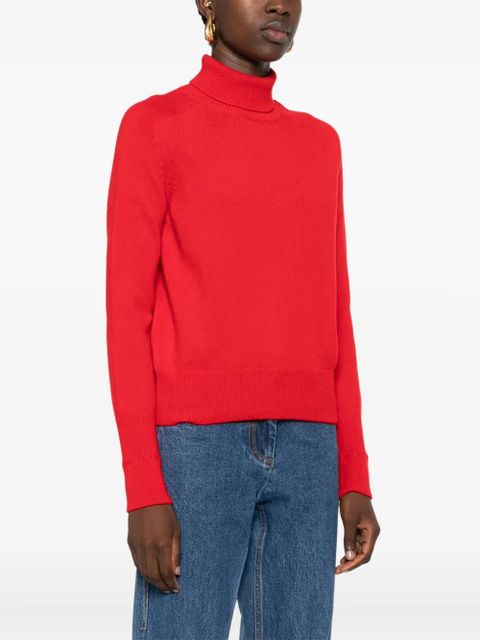 Victoria Beckham roll-neck wool jumper - Red - zdjęcie produktu nr 2