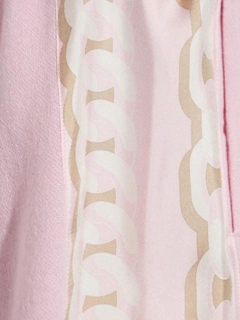 Versace chain-link detail shorts - Pink