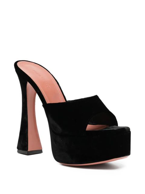 Amina Muaddi 140mm Dalida sandals - Black