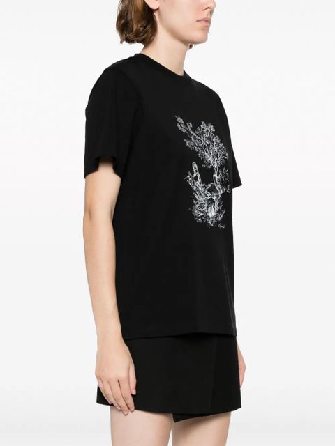 Coperni illustration-print cotton T-shirt - Black