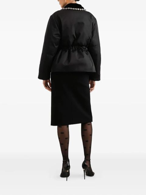 Dolce & Gabbana DNA embellished-collar jacket - Black
