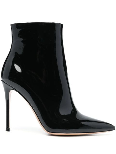 Gianvito Rossi 110mm patent leather boots - Black - zdjęcie produktu nr 1