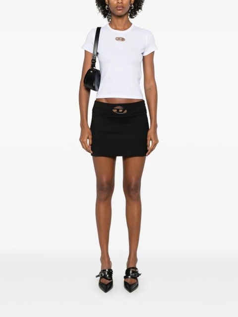 Diesel T-Uncutie-Long-Od T-shirt - White