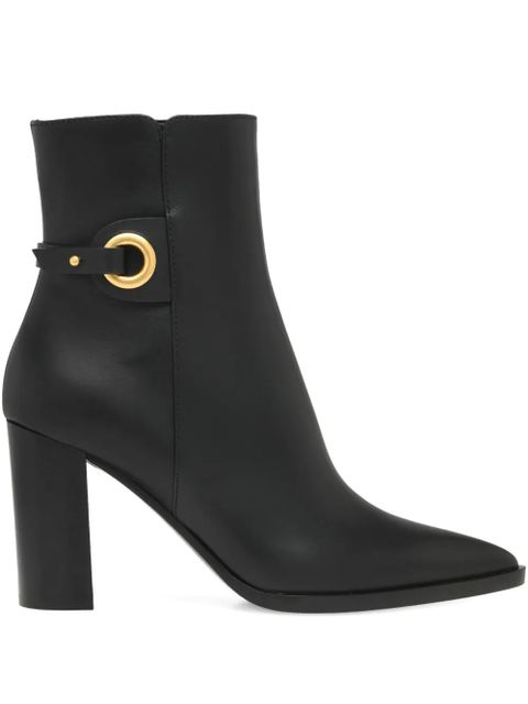 Gianvito Rossi Granada buckle boots - Black - zdjęcie produktu nr 1