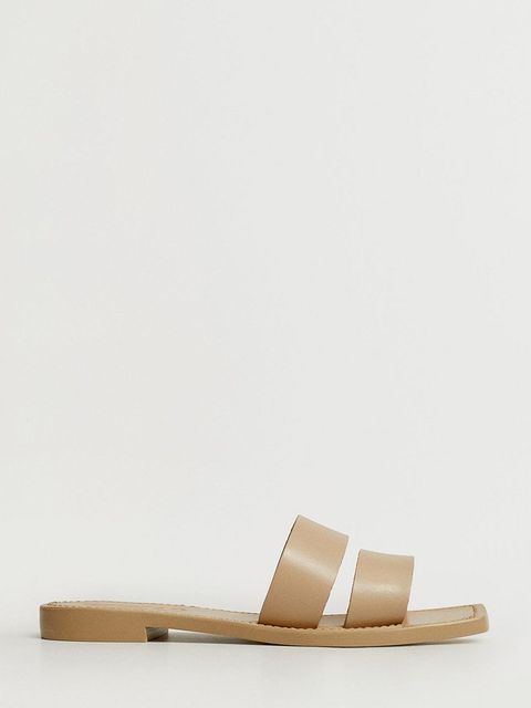 Mango - Klapki skórzane DUO - zdjęcie produktu nr 1